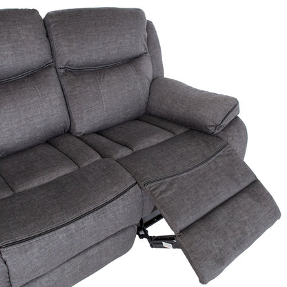 Sofa GENTRY 3-seater, with manual mechanism, gray