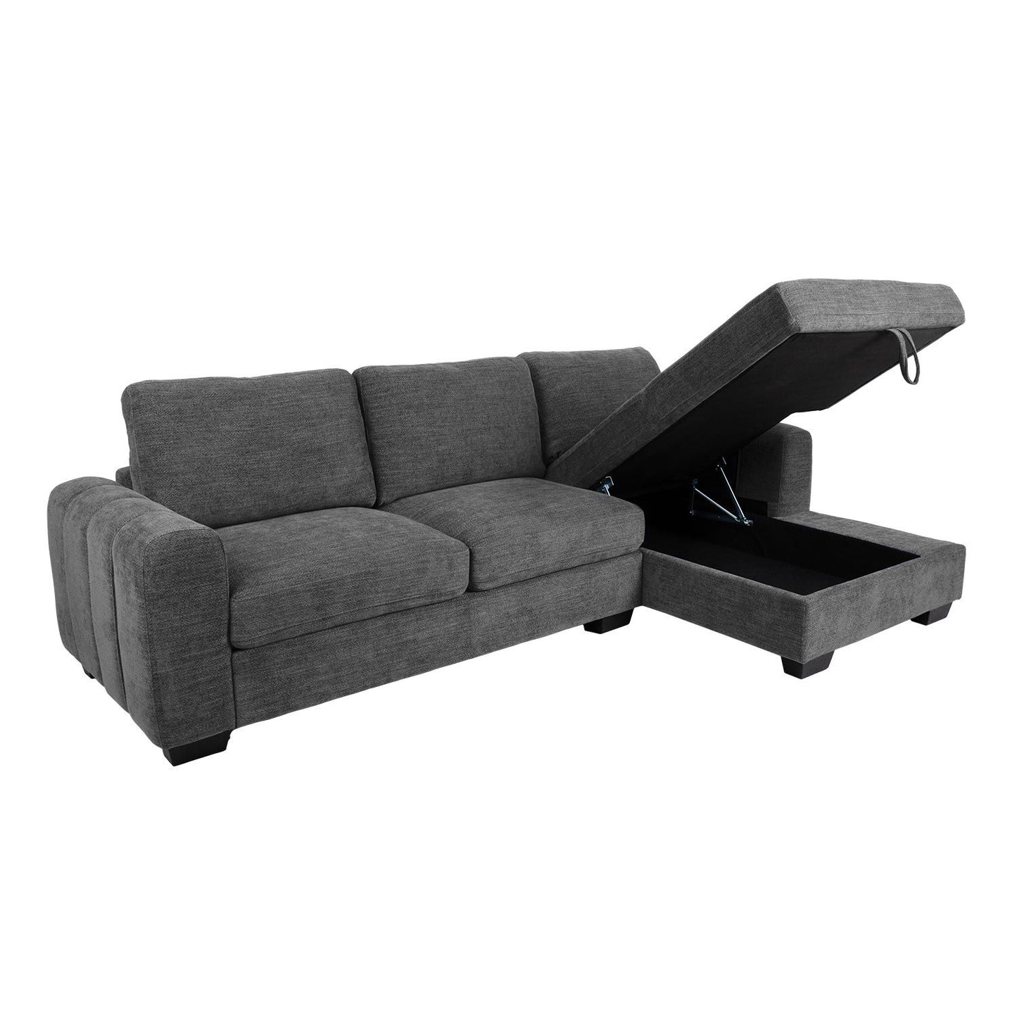 Corner sofa MARITA LS, dark gray