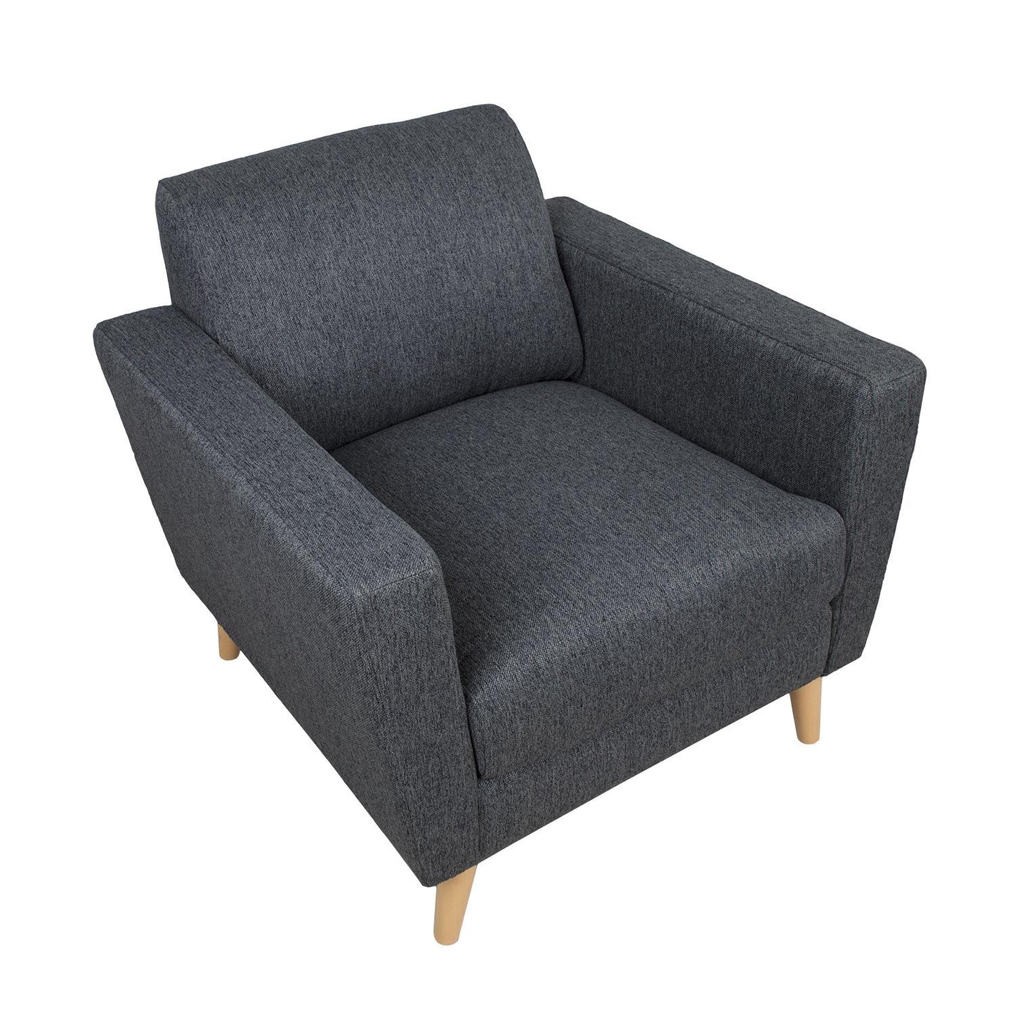 Lounge chair KAILI dark gray 