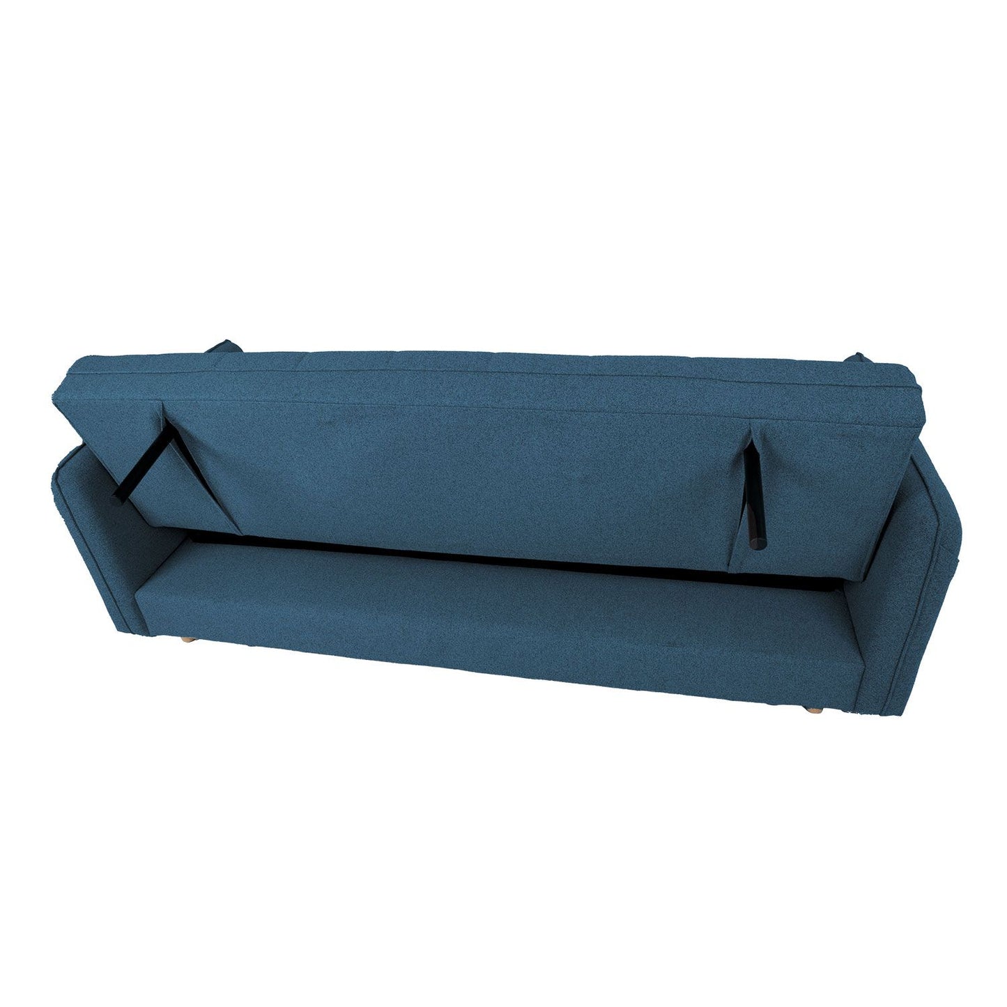 Sofa bed VISBY 200x88xH93cm, blue