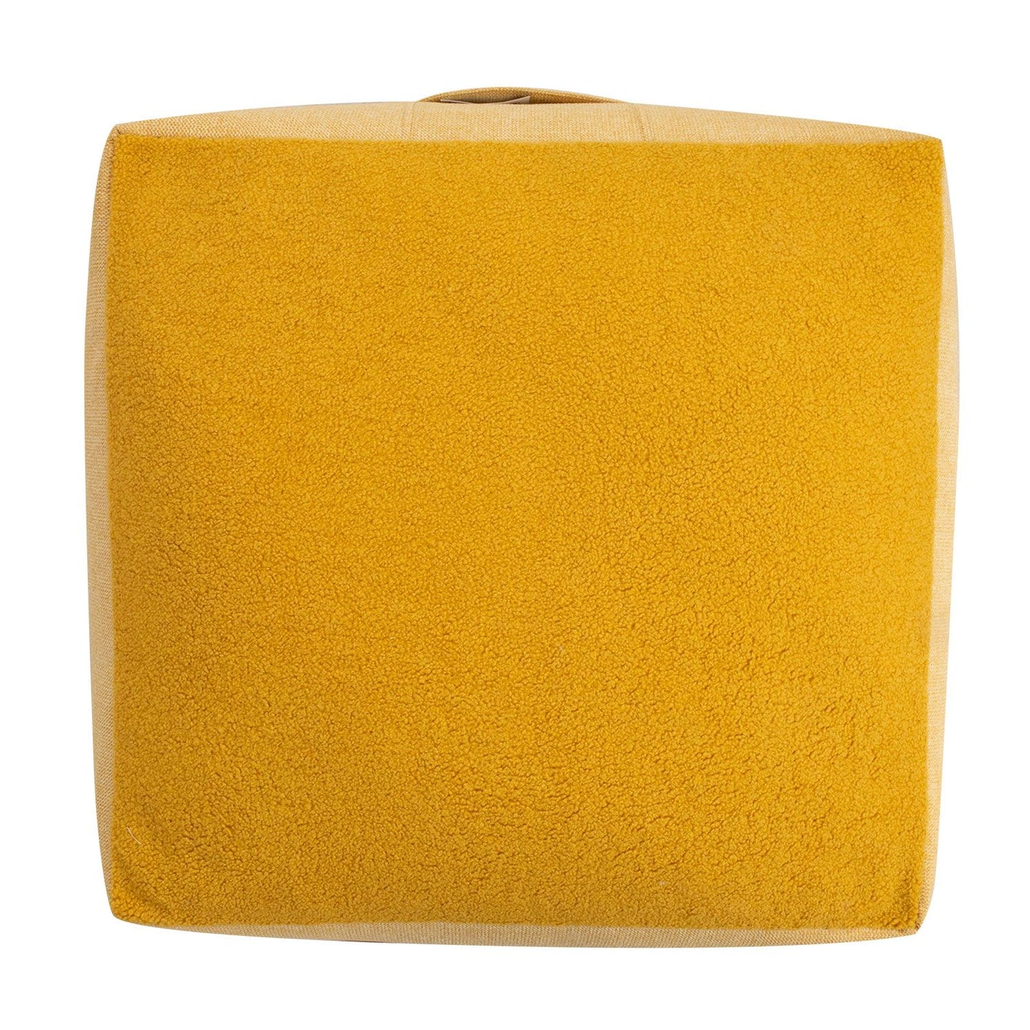 Pouf LAMB BAG 80x80xH30cm, yellow