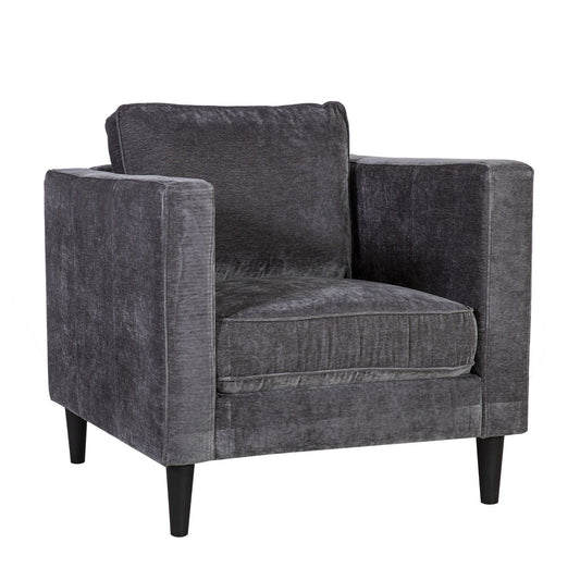 Chair SPENCER 81x86xH86cm, dark gray 