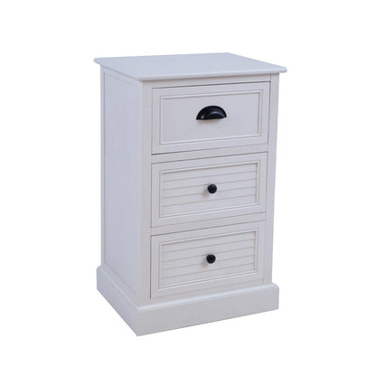 Chest of drawers MELDON 45x35xH75.5cm, white