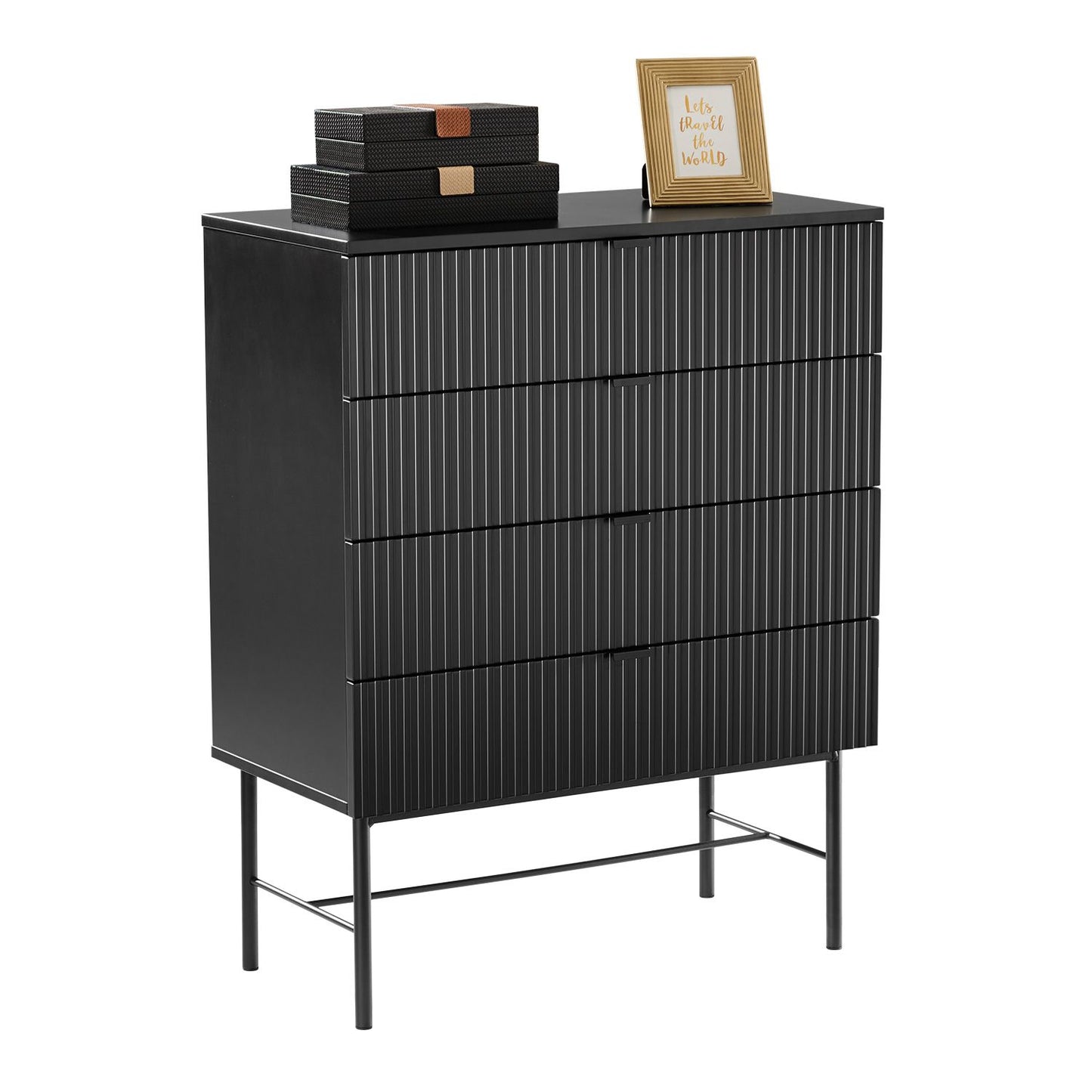 Dresser SEQUENCE 79x40xH100cm, black