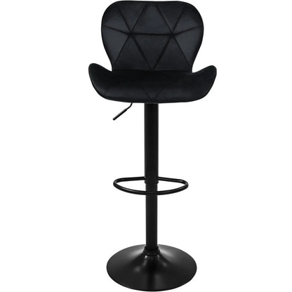 Bar stool Trina, Black Velvet 