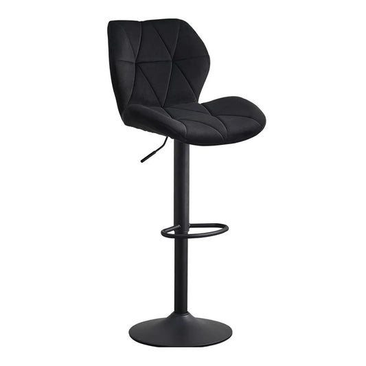 Bar stool Trina, Black Velvet 