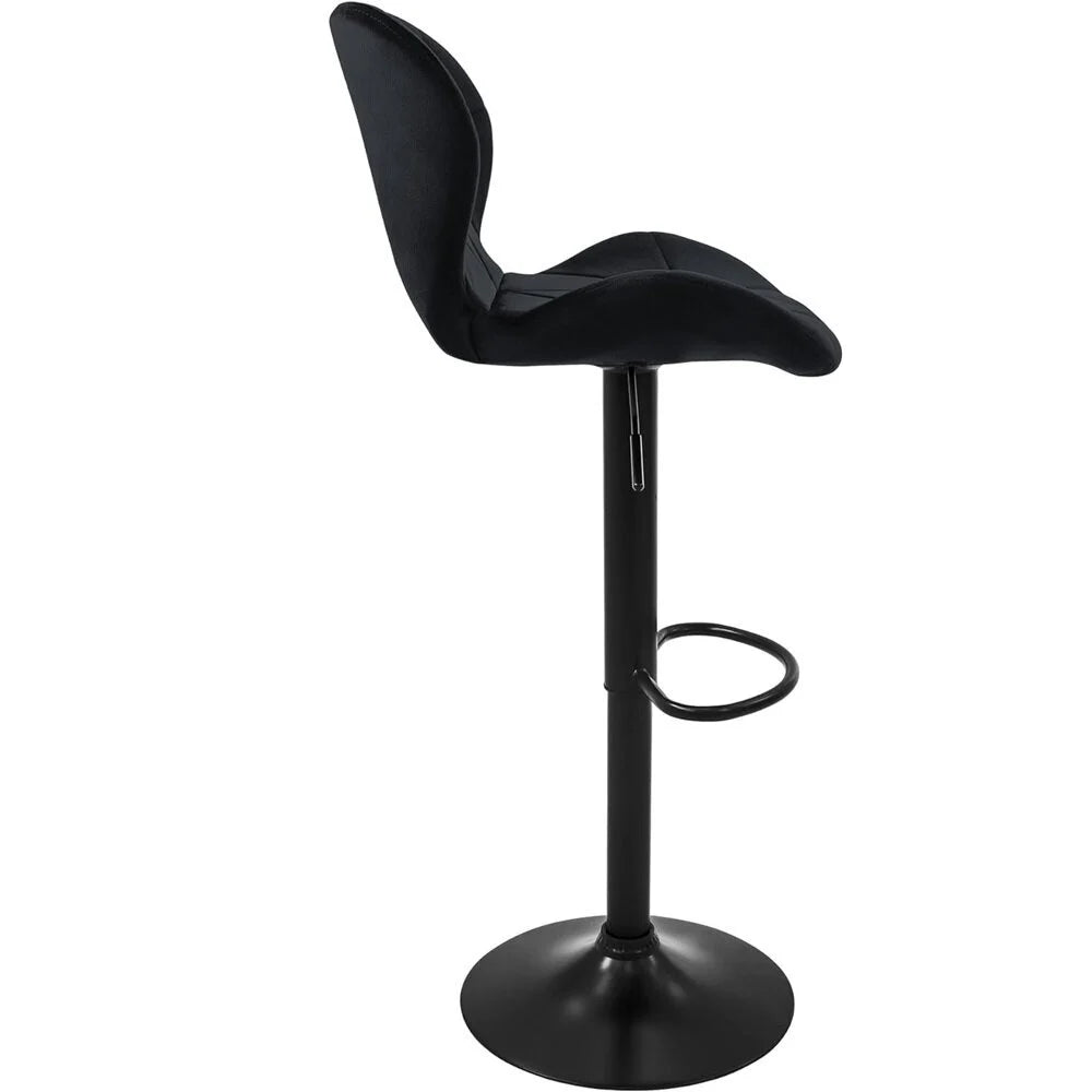 Bar stool Trina, Black Velvet 