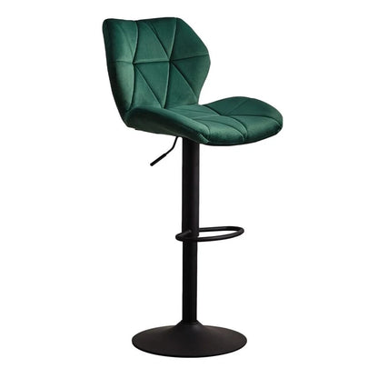 Bar stool Trina, Green Velvet 