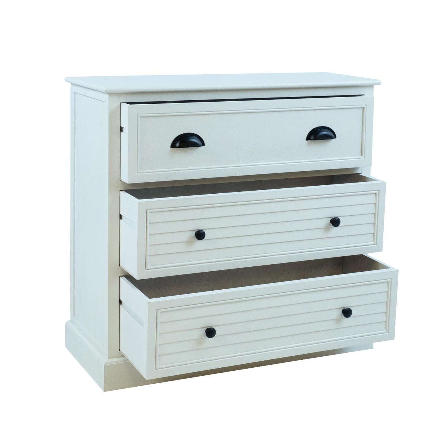 Chest of drawers MELDON 80x35xH80cm, white