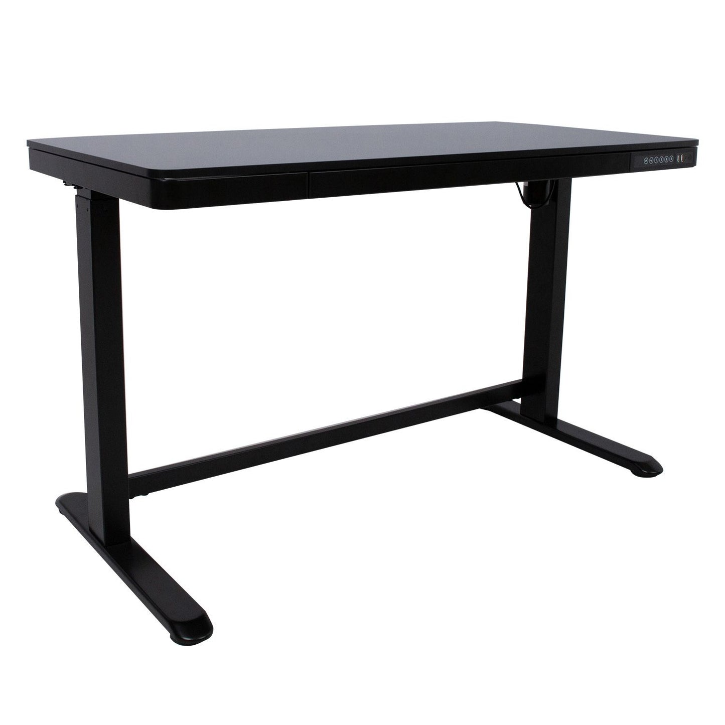 Desk ERGO with 1 motor 120x60cm, black 