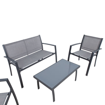 Garden furniture set CYPRESS table, bench and 2 chairs 