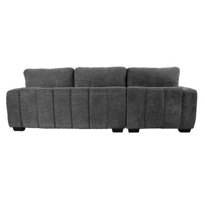 Corner sofa MARITA KS, dark gray