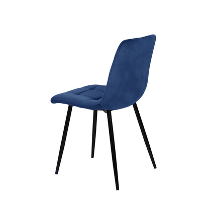 Chair CHILLI dark blue velvet 