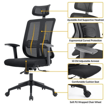 Office chair ErgoOne, black 