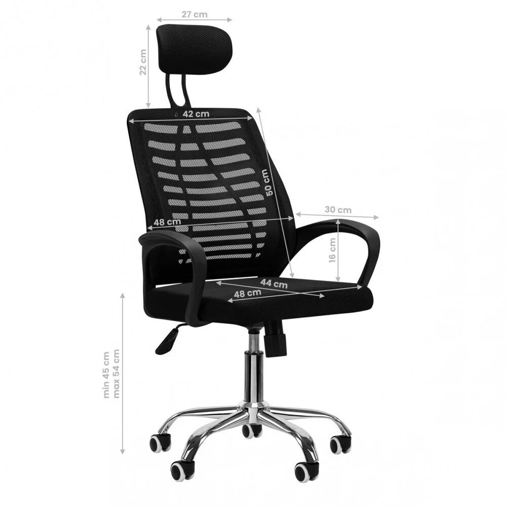 Office chair Livo Plus, black 