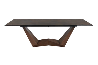 Table BONUCCI CERAMIC BLACK NERO GRECO/WALNUT (200-250)X98