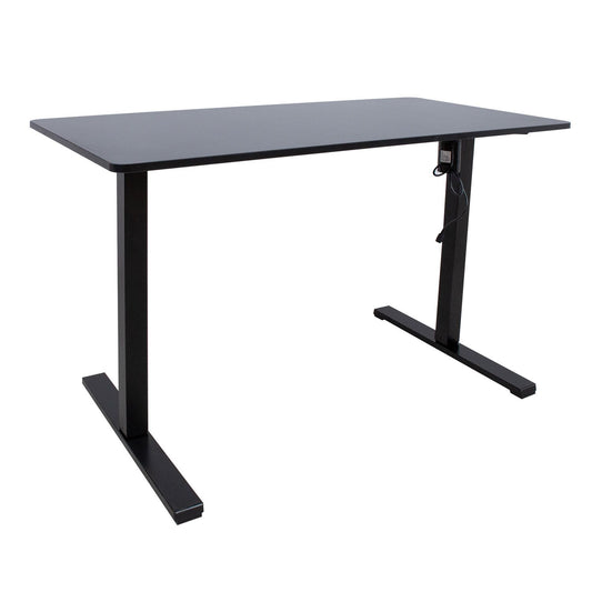 Desk ERGO OPTIMAL with 1 motor 120x60cm, black 