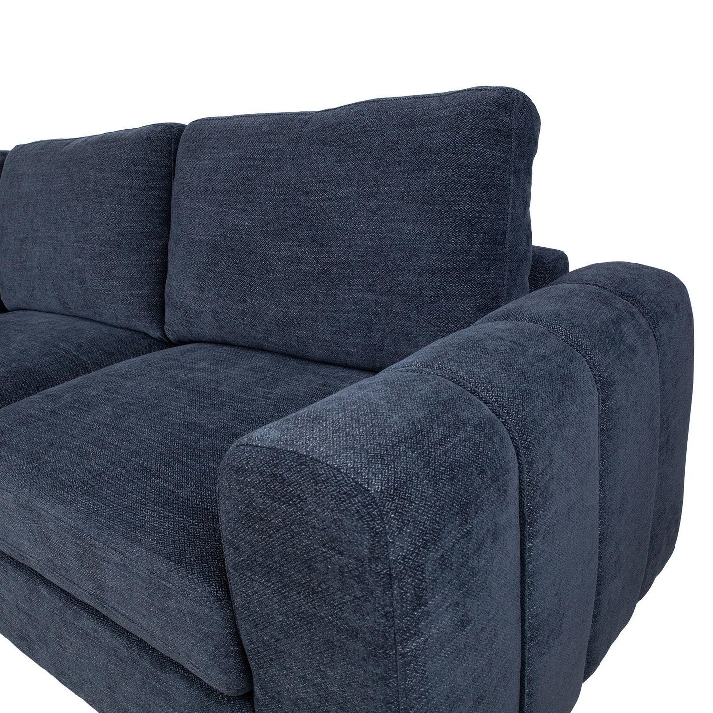 Corner sofa MARITA KS, dark blue