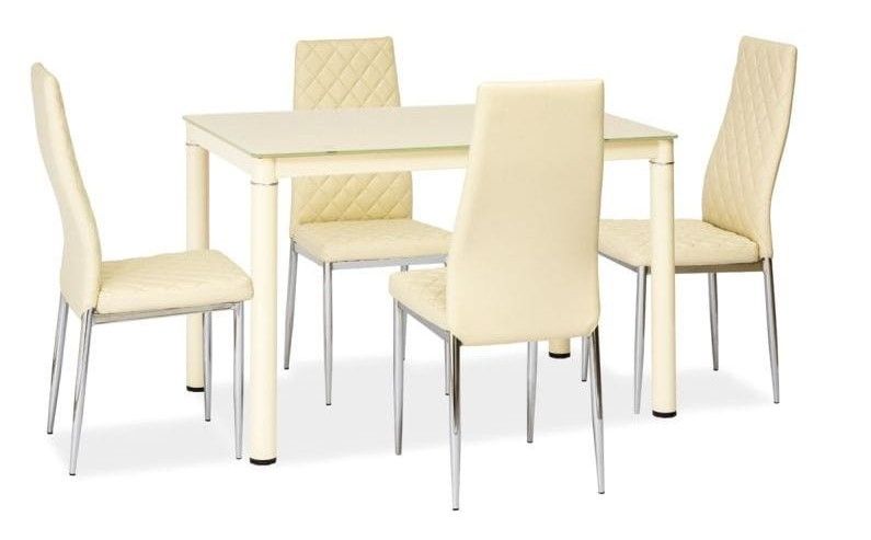 Table GALANT CREAM/CREAM FRAME 100*60