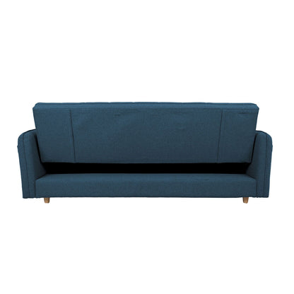 Sofa bed VISBY 200x88xH93cm, blue