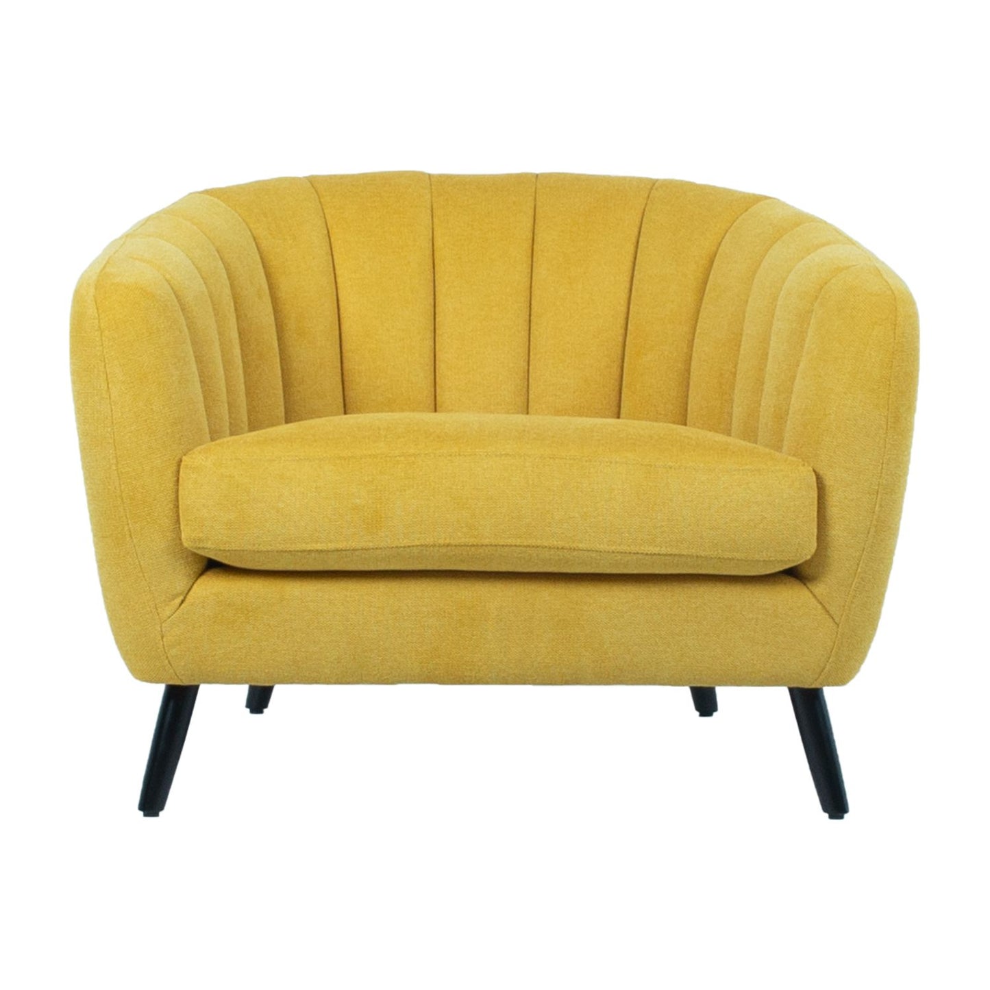 Lounge chair MELODY 100x88xH76cm, yellow 