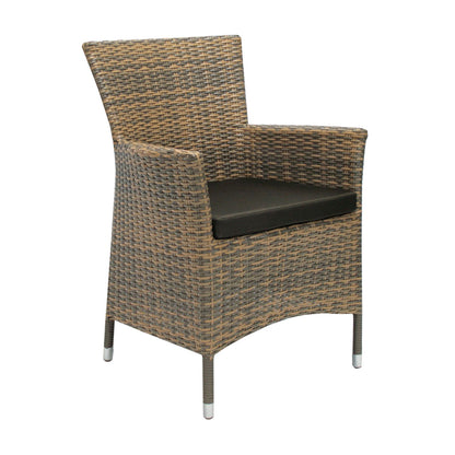 Chair WICKER-1 61x58xH86cm / Cappuccino 