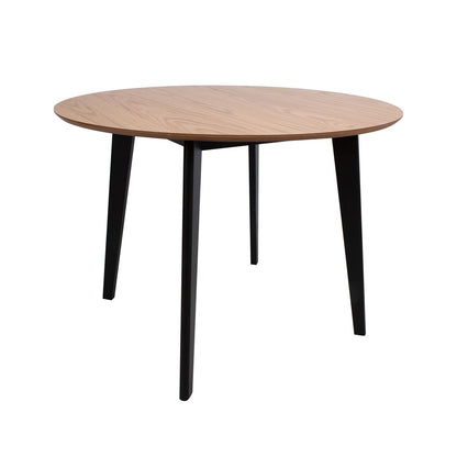 Table ROXBY D105xH76cm, oak/black