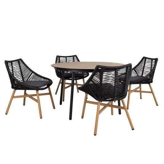 Garden furniture set HELSINKI table and 4 chairs 