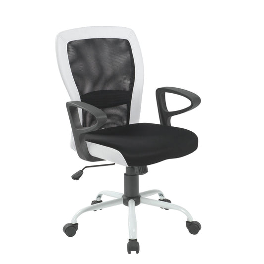 Work chair LENO / black/white 