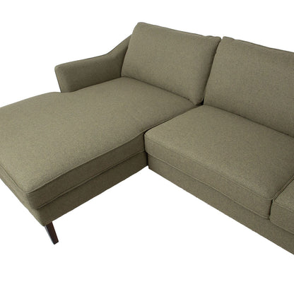 Corner sofa BIRGIT KS, olive green