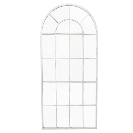 Mirror SECRET GARDEN 65x4xH140cm, antique white metal frame