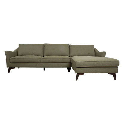 Corner sofa BIRGIT LS, olive green 