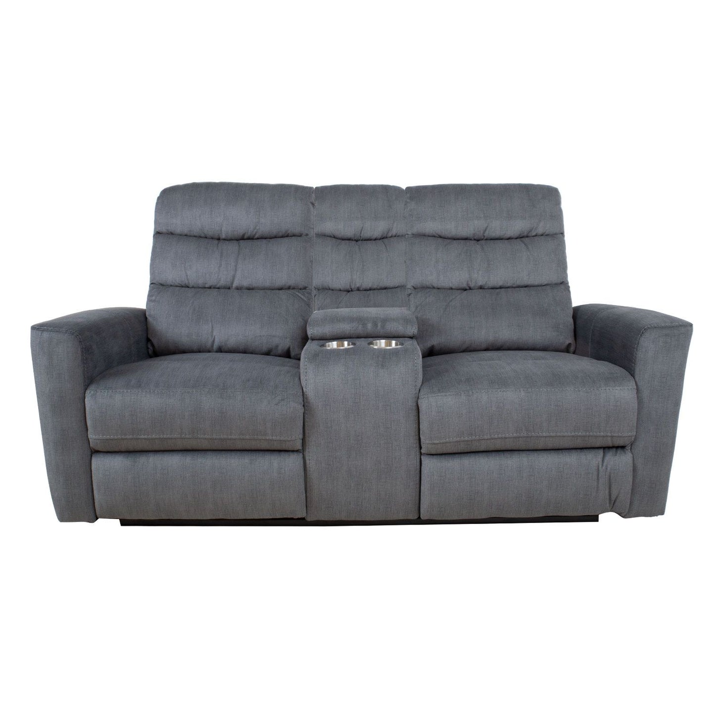 Sofa GASTON 2-seater, with electric mechanism, gray velvet