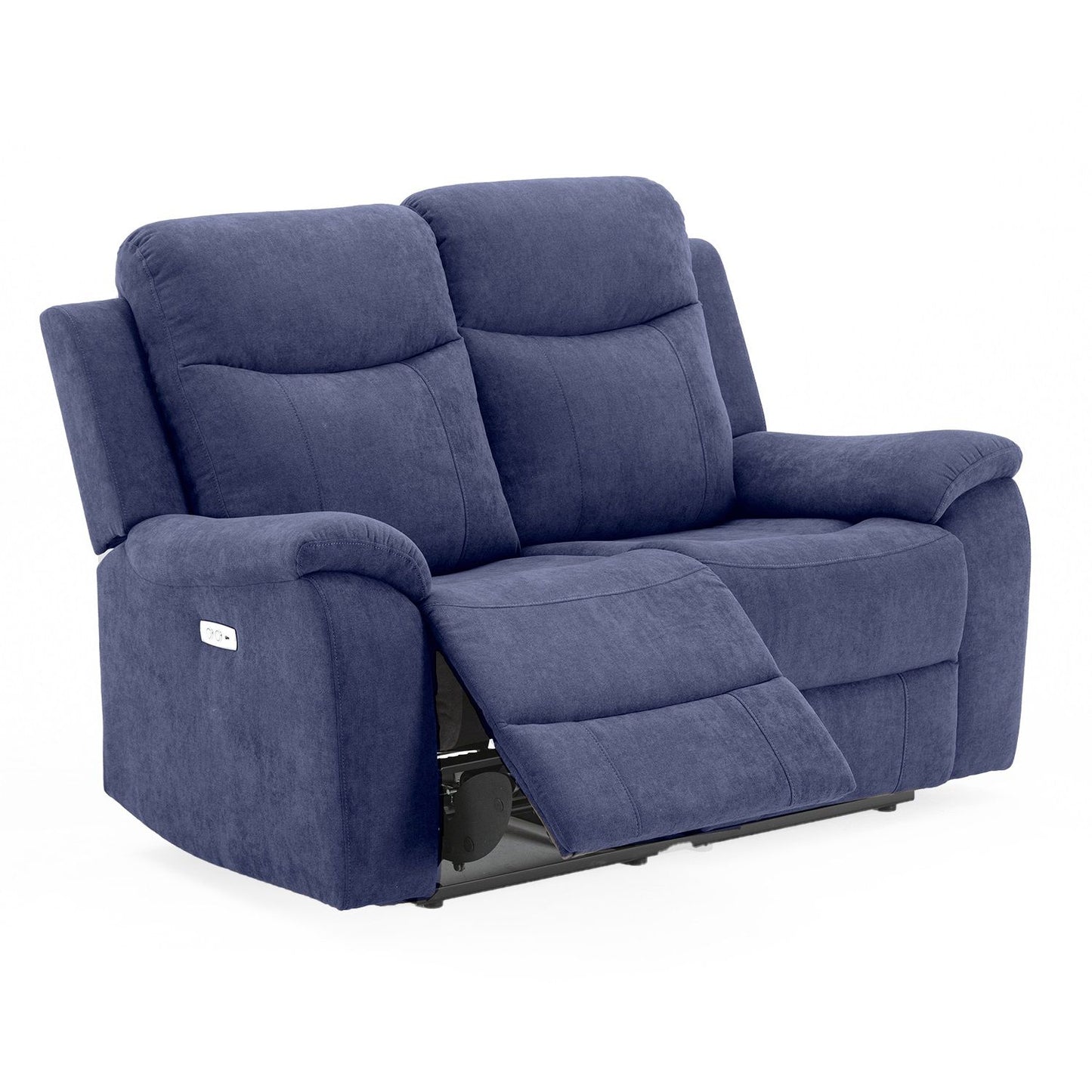 Sofa MILO 2-seater 155x96xH103cm, with electric mechanism, blue