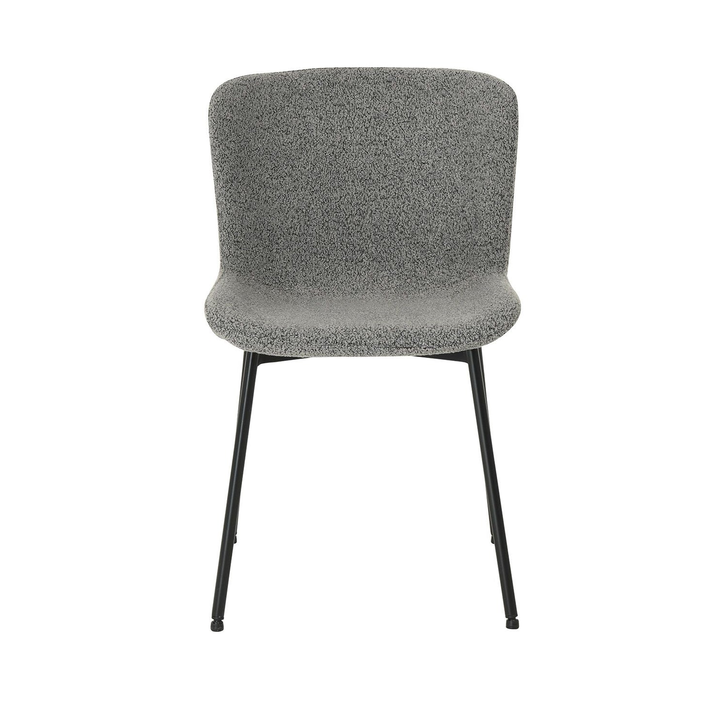 Chair MANOLO gray bukle fabric 