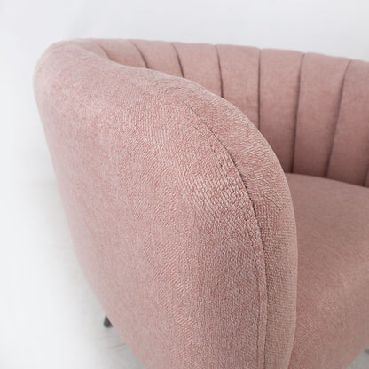 Lounge chair TUCKER 78x71xH69cm, pink 