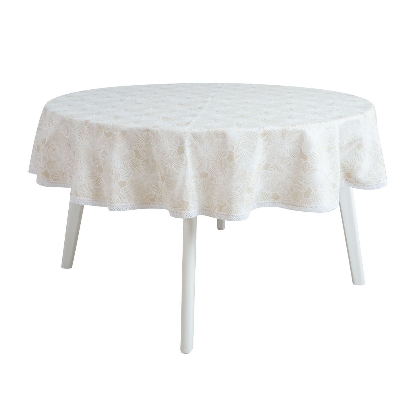 Tablecloth LONETA NEW D170cm, light flower