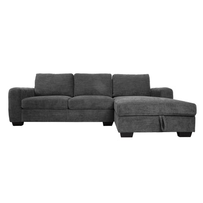 Corner sofa MARITA LS, dark gray