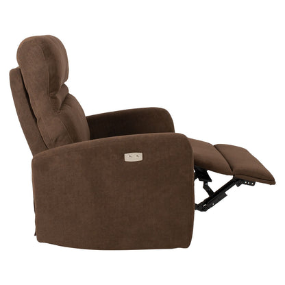 Lounge chair SAHARA with electric mechanism 79x90xH102cm, chocolate brown 