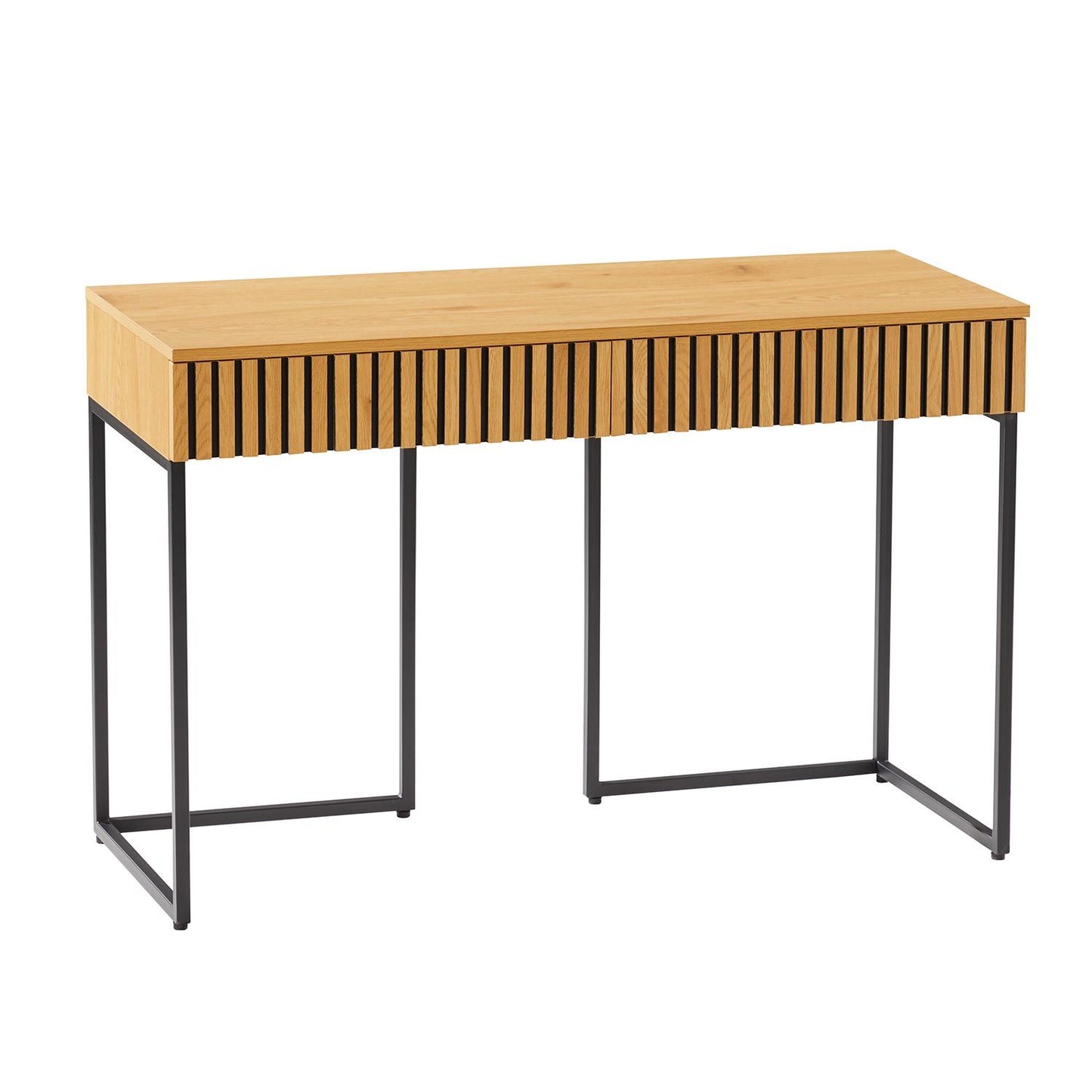 Desk HAMPTON 120x50xH79cm, melamine with oak decor 