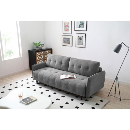 Sofa bed SARITA 3-seater, gray