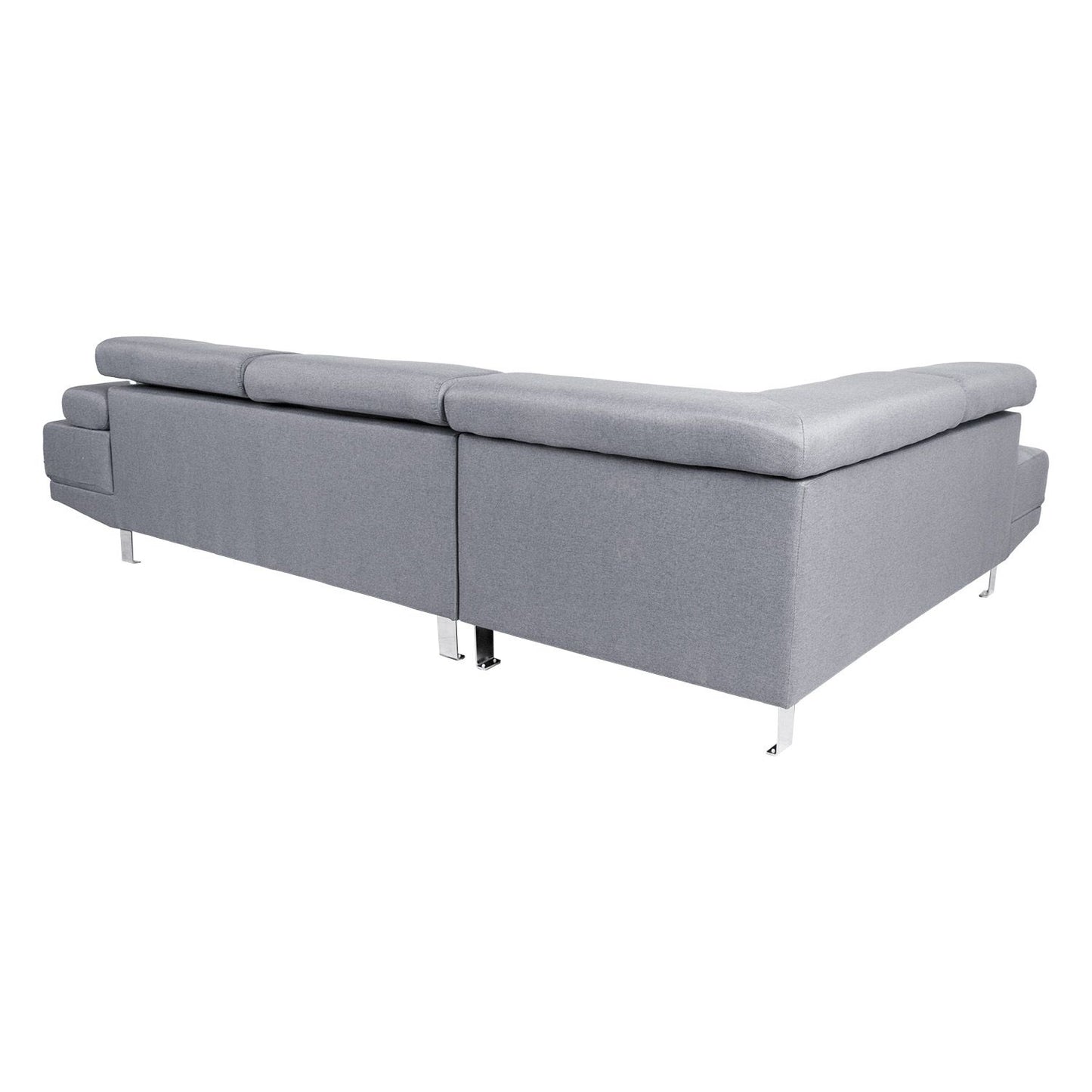 Corner sofa GALVIN LC light gray