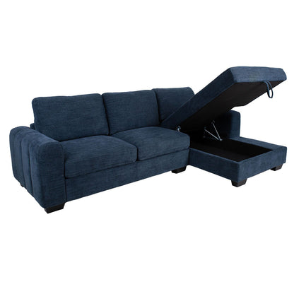 Corner sofa MARITA LS, dark blue