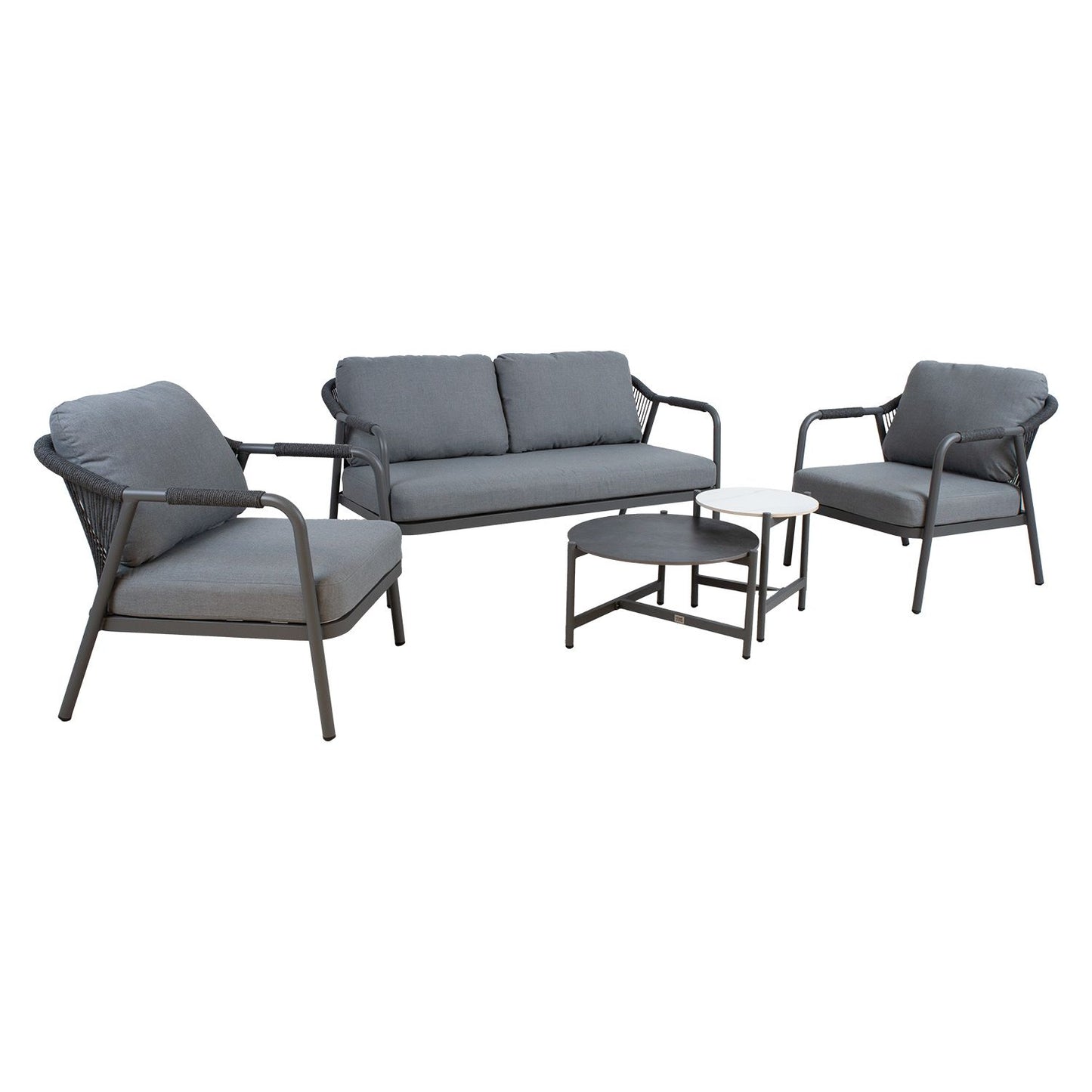 Garden furniture set KASSEL 2 tables, sofa and 2 chairs 