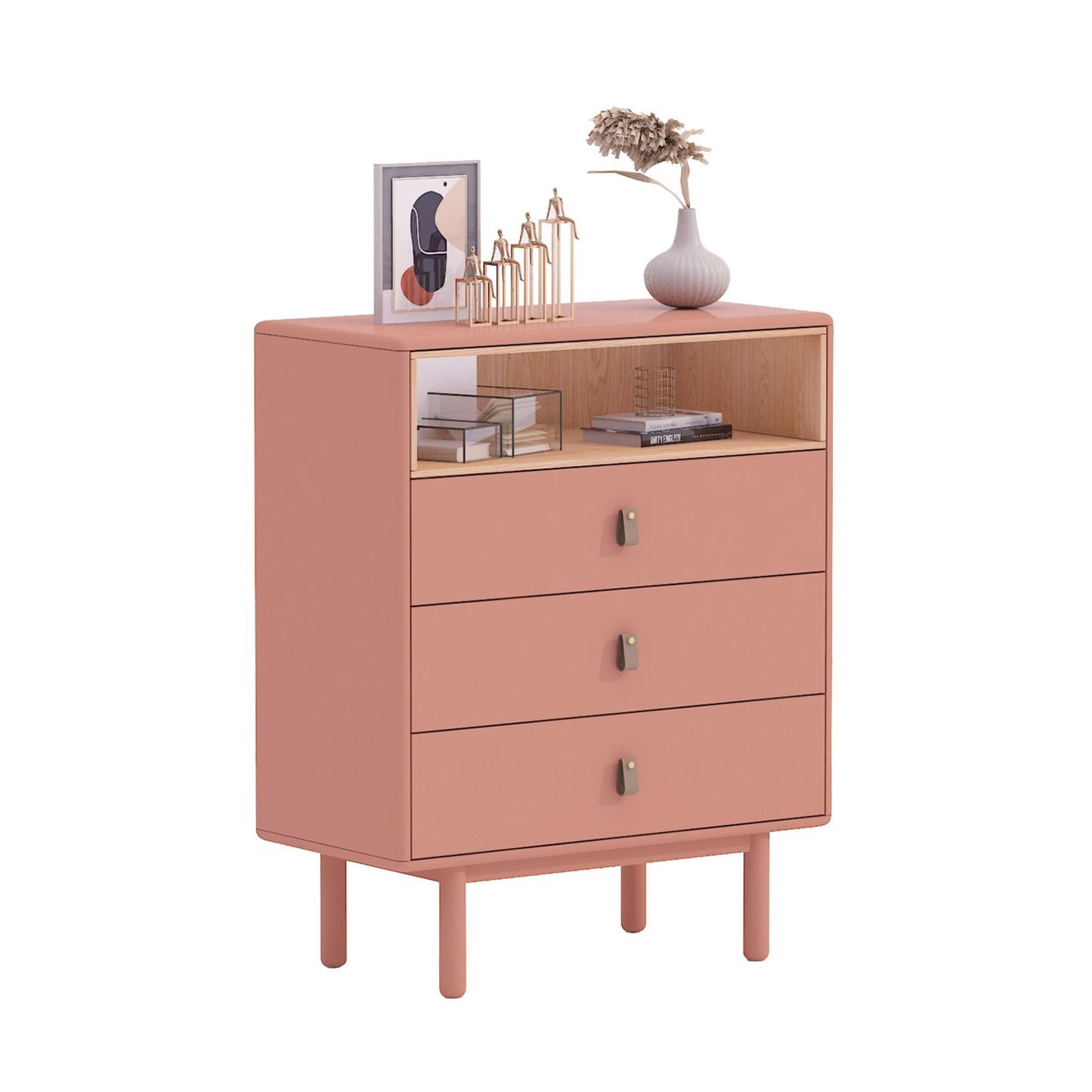 Dresser IRIS 80x40xH100cm, pink