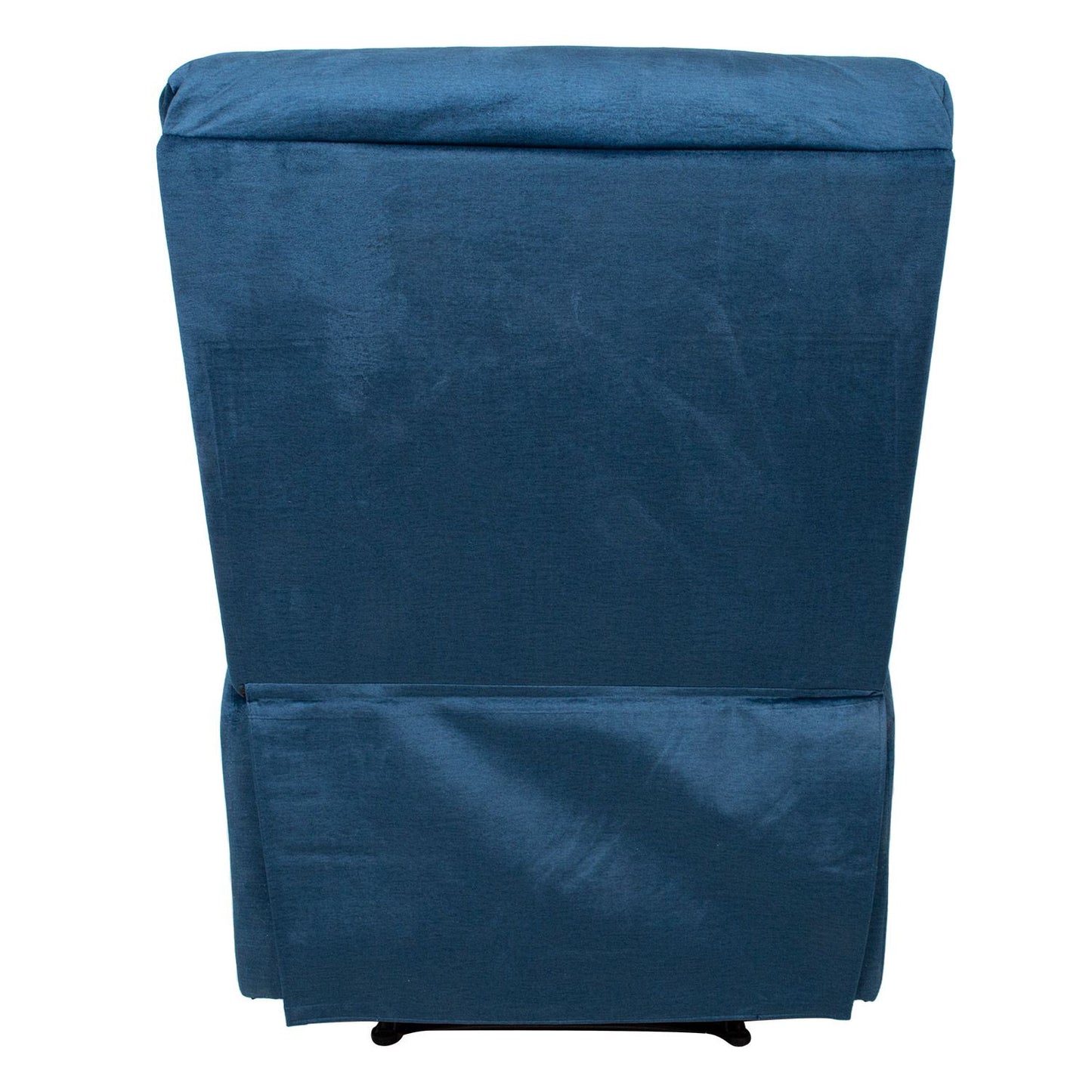 Lounge chair GUSTAV with manual mechanism, dark blue velvet 