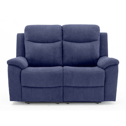 Sofa MILO 2-seater 155x96xH103cm, with electric mechanism, blue