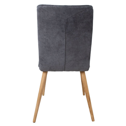 Chair NOVA 59x53.5xH92cm, dark gray 