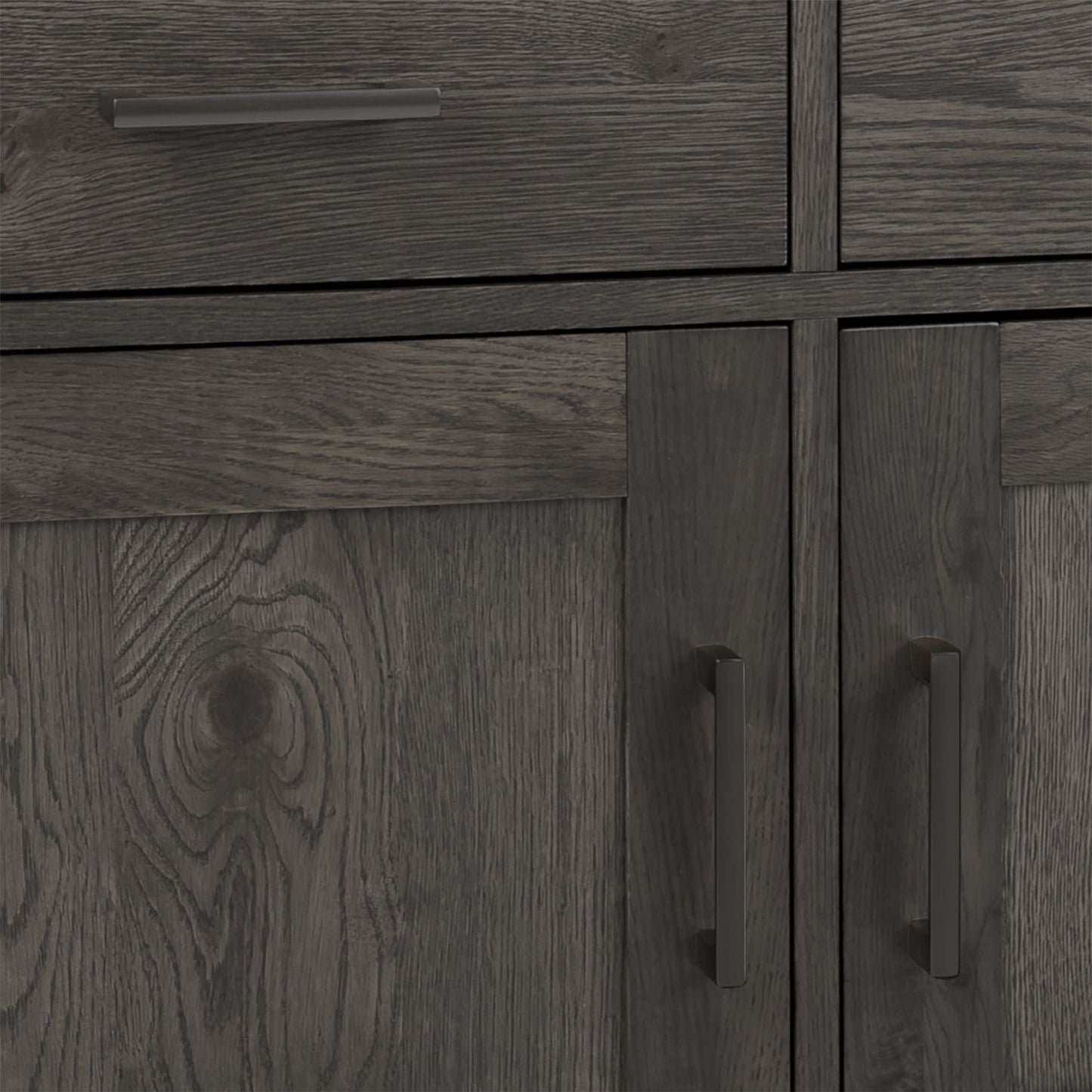 Chest of drawers TURIN, smoky oak