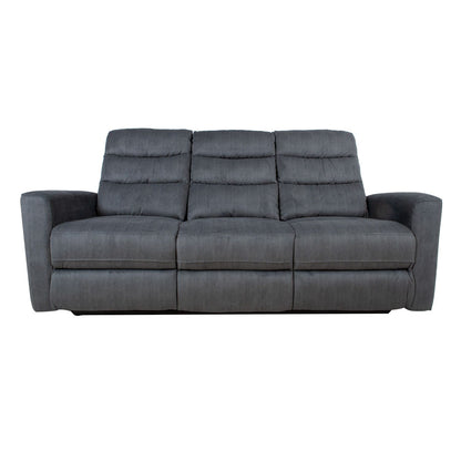 Sofa GASTON 3-seater, with electric mechanism, gray velvet